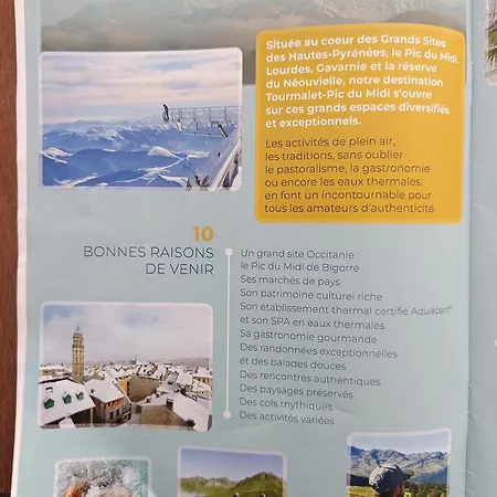 公寓 3 Etoiles, 2 , Cuisine Amenagee, Terrasse, Face A La Chaine Des Pyrenees